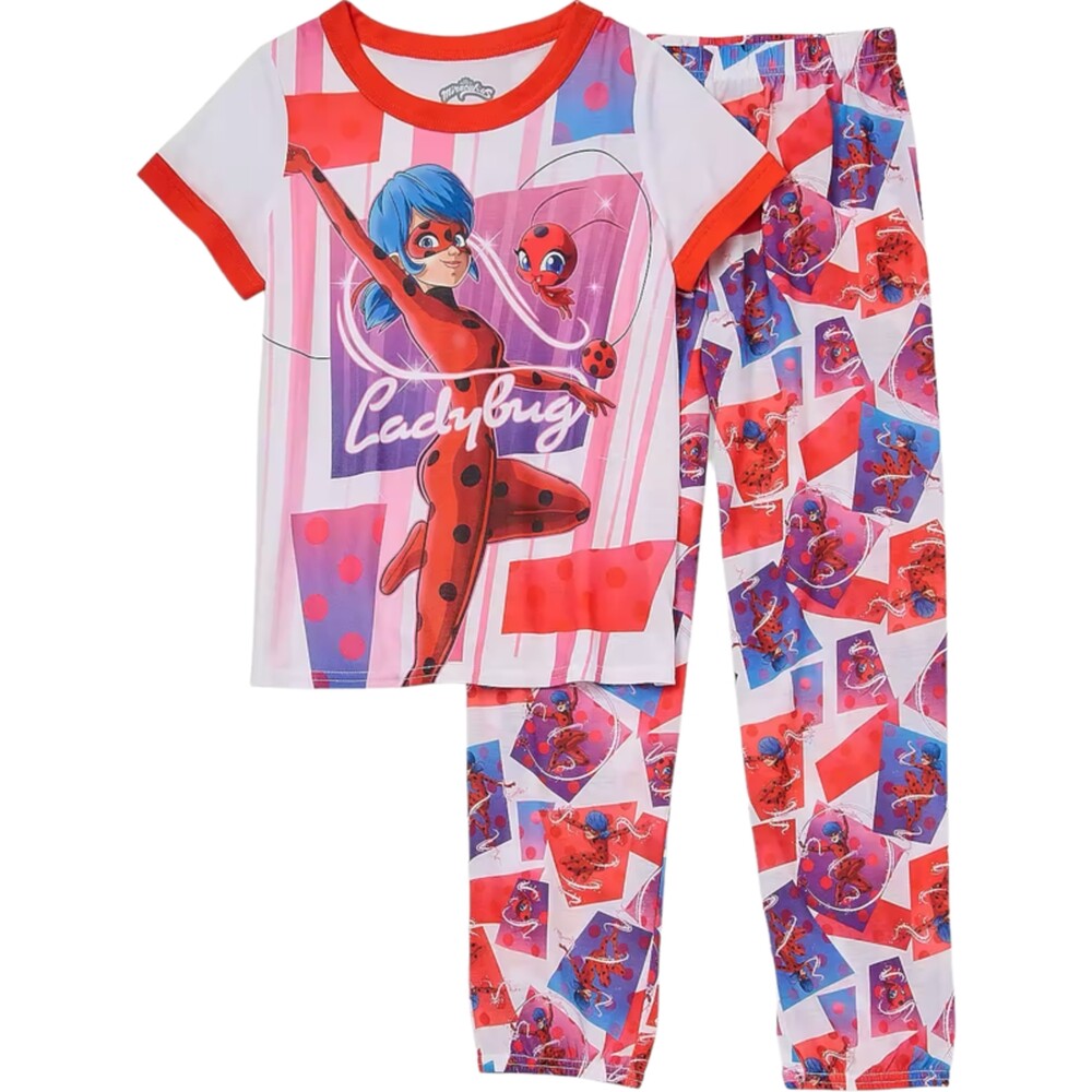 Miraculous Ladybug and Tikki Girl's Polyester Pajama Set - Main Image