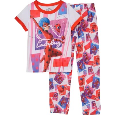 Miraculous Ladybug and Tikki Girl's Polyester Pajama Set