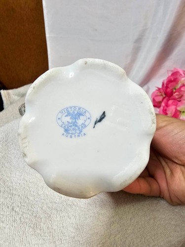 RARE Louis Xvi King of France victoria carlsbad austria pitcher/ creamer -READ - Picture 4 of 8