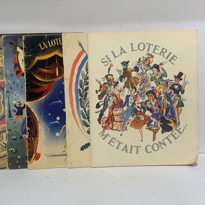 Seltenes 5er Set ORIGINAL EDITION ILLUSTRIERT AUF DER NATIONALEN LOTTERIE
