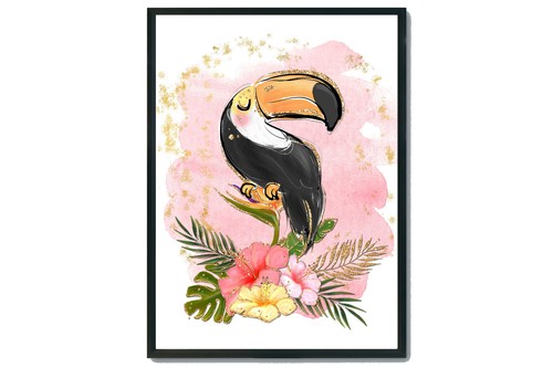 Tropical girl nursery prints, tropical nursery wall art, hawaii aloha decor - Picture 13 of 13