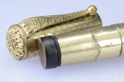 Waterman's Ideal 18.K.R. Stilografica Retrattile Nib Reg.Us Usa 1920s "Difetto" - Foto 7 di 24