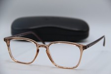 NEW RAY-BAN RB 7185 5940 CLEAR BROWN AUTHENTIC FRAMES EYEGLASSES 52-18