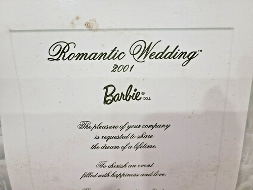 Barbie Romántica Boda 2001 Colección Novia 29438 Edición de Coleccionista Sin Caja Libre - Imagen 13 de 15