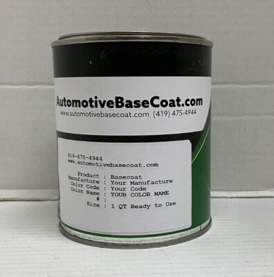 Toyota Basecoat Paint - Ready to Spray - 1 Quart
