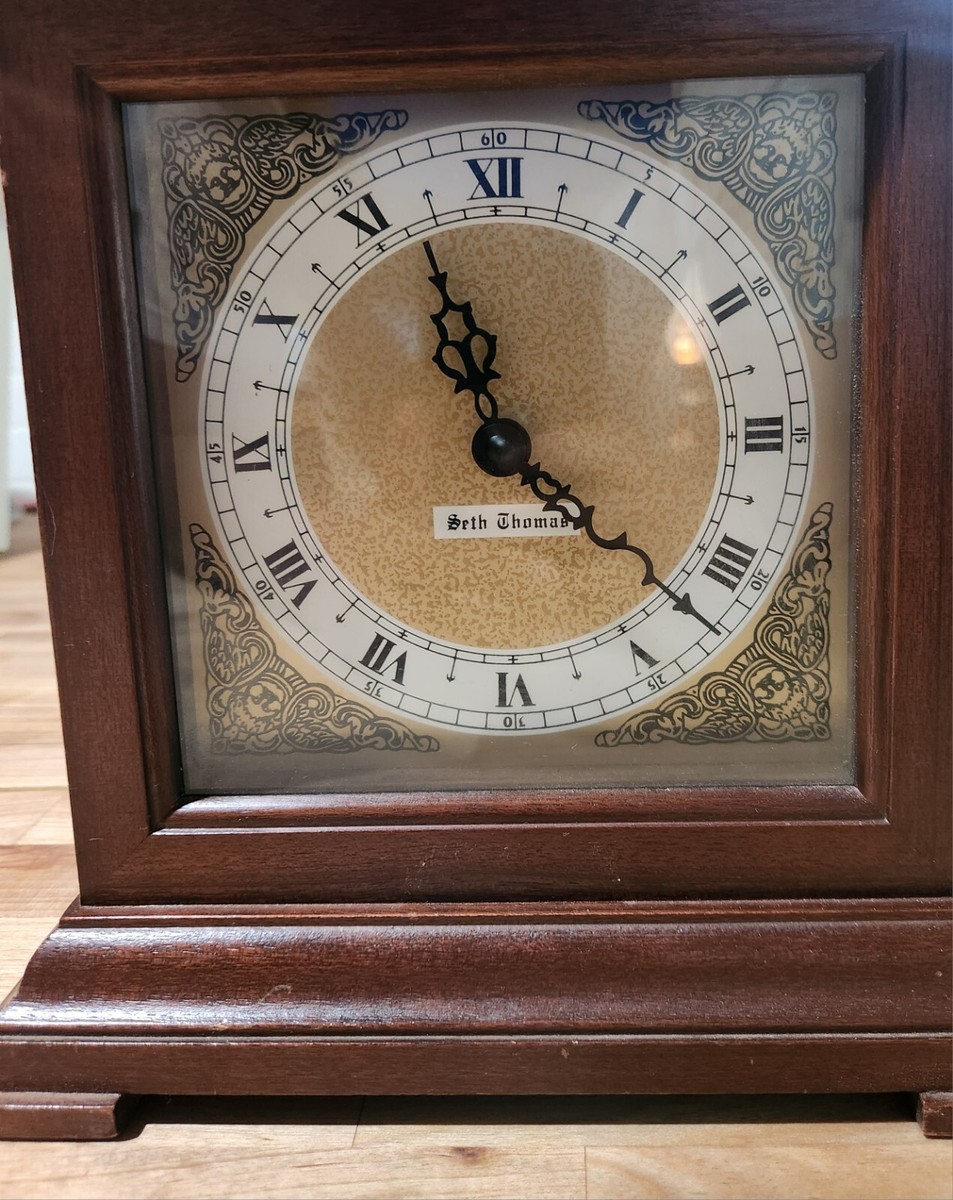 Vintage Seth Thomas Kenilworth II Wood Mantle Clock | eBay