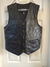 Unisex Genuine Leather Vest Please Read Description
