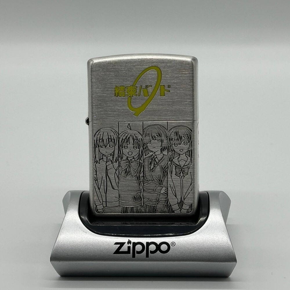 Zippo Bocchi The Rock Kessoku Band Girls Silver 3 Sided Zippo Bocchi The Rock Kessoku Band Girls Silver 3 Sided