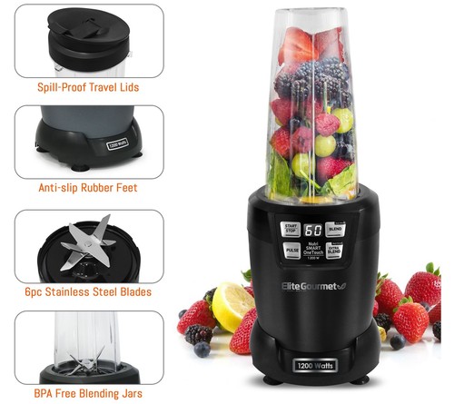 Elite Platinum Nutri Hi-Q Smart Blender in Black - Bild 4 von 7