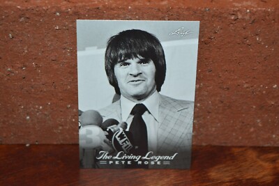THE LIVING LEGEND PETE ROSE LEAF # 26 TRADING CARD 2012