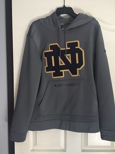 notre dame under armour pullover