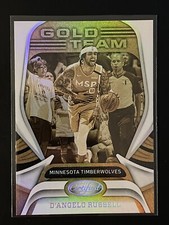 DANGELO RUSSELL GOLD TEAM INSERT 2020-21 Panini Certified #18 Timberwolves