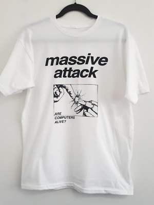 MASSIVE ATTACK Are Computer Alive T Shirt Full Size S-5XL