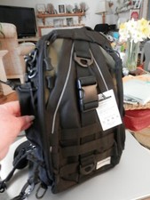 Men's Ghosthorn Fishing Backpack Tackle Sling Bag pockets Black Green Multi new