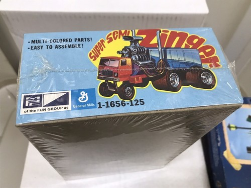 Vtg 1970’s SEALED MPC Zinger SUPER SEMI MODEL KIT NO UPC - See Pictures - Picture 9 of 17