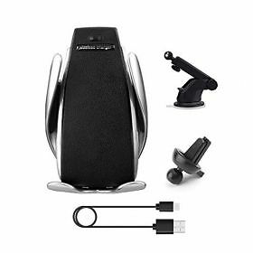 SMART SENSOR AUTOMATIC S5 in CAR WIRELESS CHARGER KIT QC QI FAST  CHARGING UK