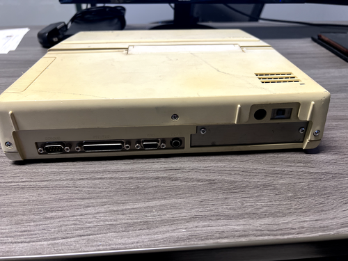 Vintage Toshiba T1100 Plus Laptop 640KB RAM Dual 3.5 Floppy