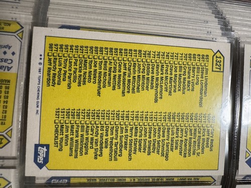 1987 - 1988 - 1989 Topps Baseball Cards Complete Set (3 sets of 132 cards) - Picture 10 of 10