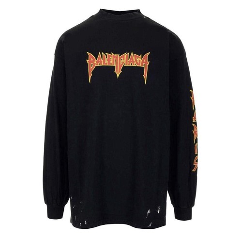 Balenciaga Size 4 Metal Long Sleeve T Shirt