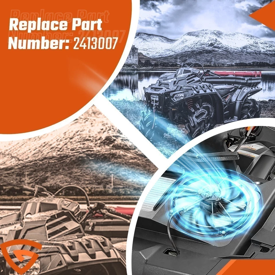Ventilador de refrigeración del radiador para Polaris Sportsman 850 High Lifter 2016 2017 2018 - 2022 Foto 2 de 4