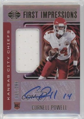 2021 Illusions First Impressions Memorabilia Cornell Powell Rookie Auto RC 1l4c