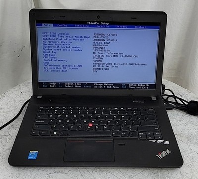 LENOVO ThinkPad Edge E440 20C5-0052US Laptop Core I3-4000M 4GB 500GB SEE NOTES