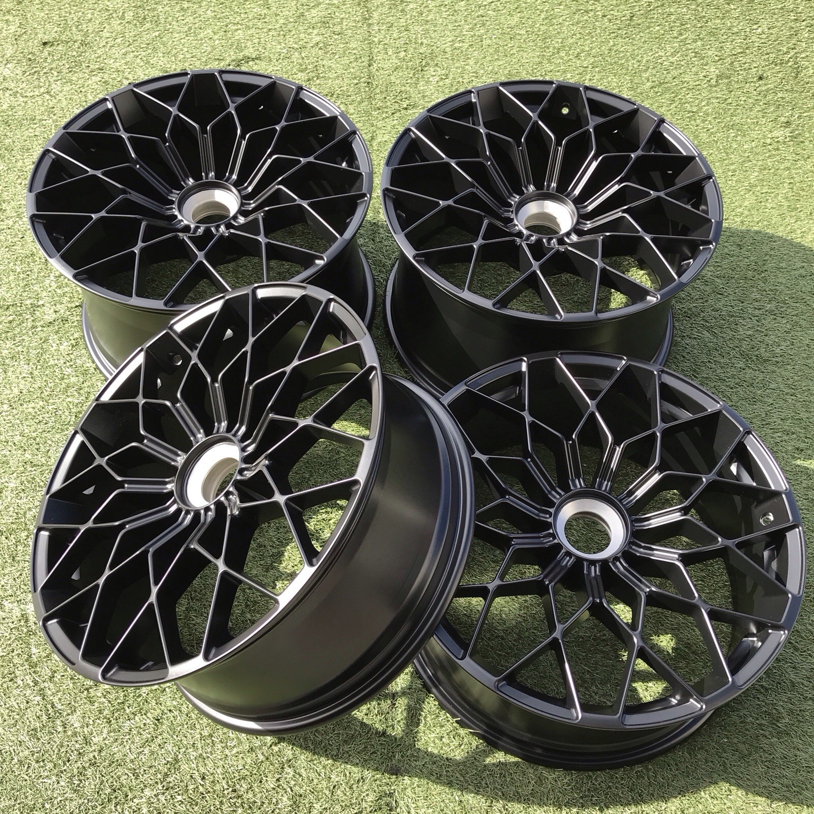 20 LAMBORGHINI Huracan RIMS OEM STOCK SET BLACK STO 4T3601017 APPTECH