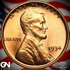 1934 P Lincoln Cent Wheat Penny B2618