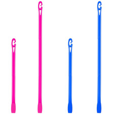 4 Pcs Heatless Curls Hook Spiral Curlers for Long Wave Styling Hair in 13. 8 and