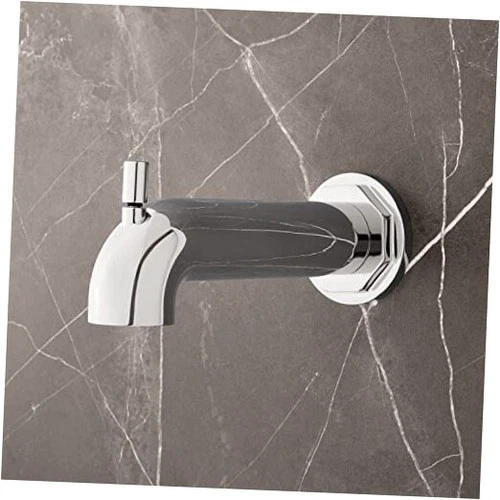  449785 Greyfield 7-1/8" Integrated Diverter Tub Spout - Chrome  - Picture 1 of 8