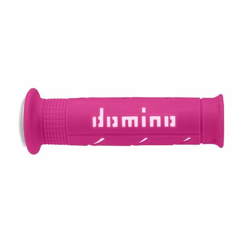 Revestimiento de manillar Domino para moto de carretera A250 fucsia-blanco con e - Imagen 1 de 1
