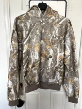 Comfrt Unisex Adult's Oversized Super Soft Camo Hoodie Adirondack Large
