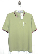 Tommy Hilfiger Men's Regular Fit Cotton Short Sleeve Polo in Geen XLarge 60
