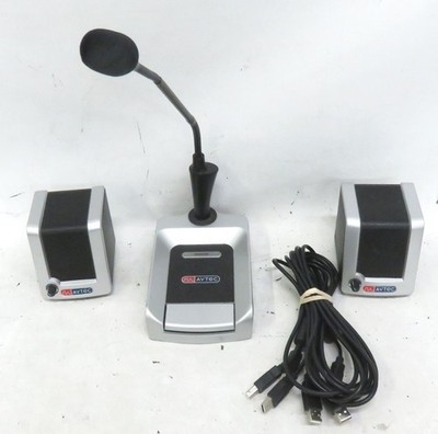 Motorola Solutions AVTec Dispatch Microphone Set * Tested Working