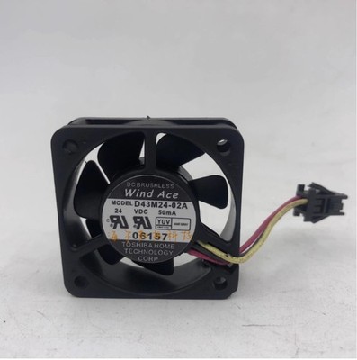 Wind Ace D43M24-02A DC24V 50mA 3pin Cooling Fan for G7 F7