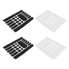  4 Sheets Bike Frame Protection Tape Chain Guard Protector Strips