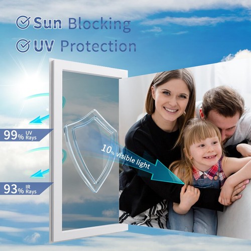 Privacy Window Film One Way - Window Tint for Home, Heat Blocking Reflective ... - Picture 2 of 8