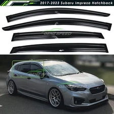 For 2017-2023 Subaru Impreza Hatchback FB20 Mugen Style Window Visors Rain Guard