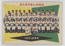 1960 Topps 2nd Series Checklist Cleveland Indians Checklist #174 fm0