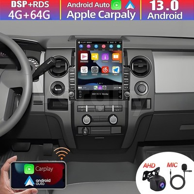 9.7'' CarPlay Android 13 For Ford F-150 2009-2012 Car Stereo Radio GPS BT 4+64GB