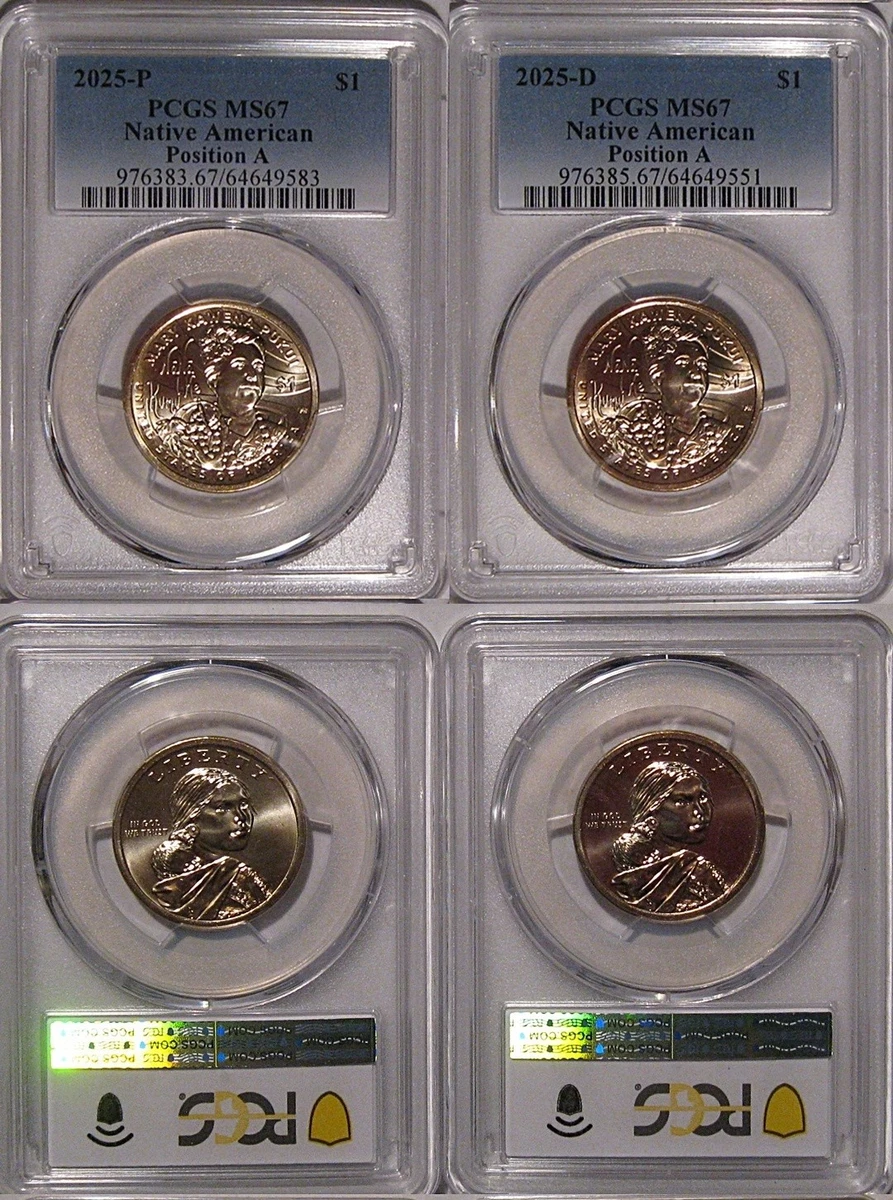 MS 67 Graded Native American Dollars (2000-Now) for sale | eBay