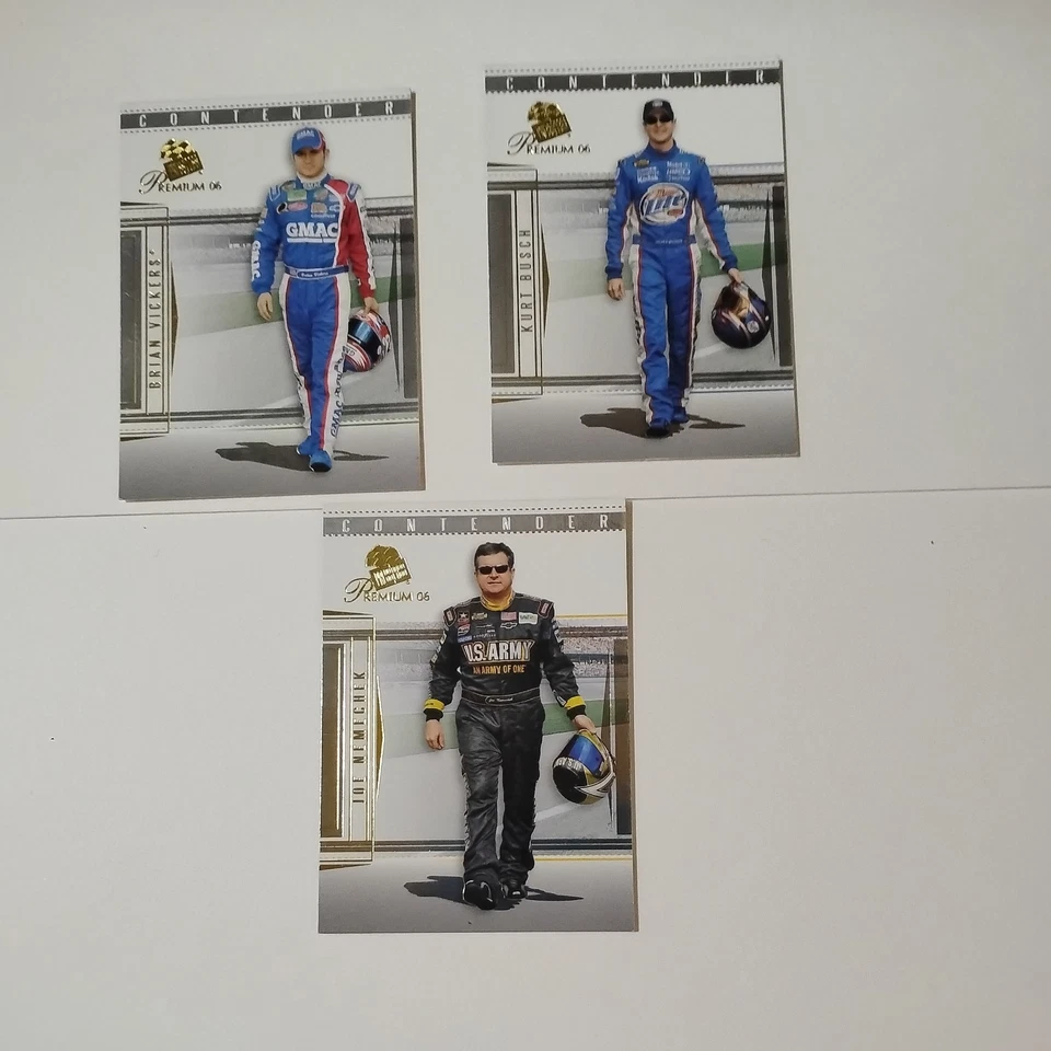 2006 Press Pass Nascar 8 Card Lot Stewart Busch Martin Biffle Riggs - Image 4 of 4