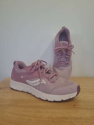 Saucony Cohesion Sport Womens 5 Purple Shoes Athletic Running Sneaker Sk164306