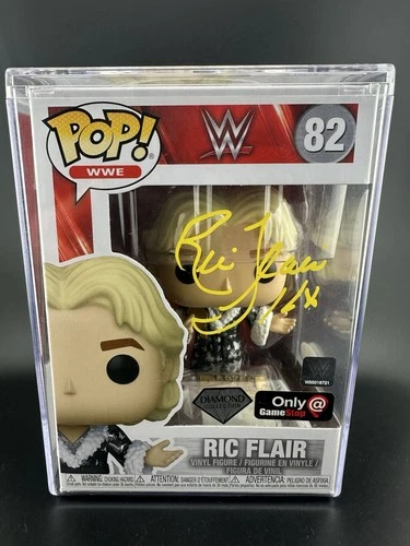 Ric Flair Signed WWE Wrestling Diamond #82 Funko Pop! With JSA COA Nature Boy