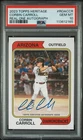 2023 TOPPS HERITAGE REAL ONE #ROACCR CORBIN CARROLL ROOKIE RC PSA 10 AUTO