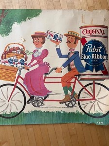 Vintage pabst blue ribbon banner (extra long)