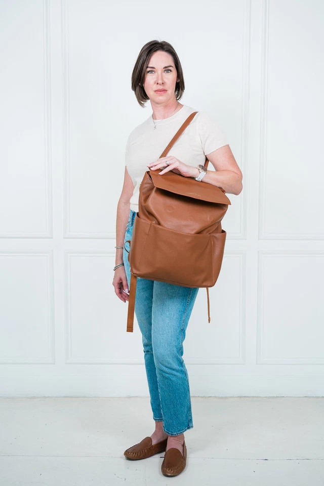 Kinsey Rhea Dawn Backpack Color: Brown - Image 2 of 4