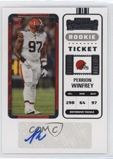 2022 Panini Contenders Rookie Ticket Perrion Winfrey #202 Auto 11ip