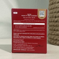 TIRTIR Mask Fit Red Cushion Foundation - 29N Natural Beige -MINI 4.5g NIB Sealed