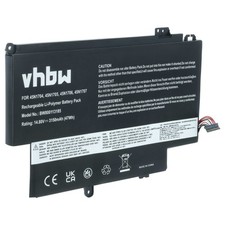 Image of Battery for Lenovo 45N1707 45N1706 45N1705 45N1704 3150mAh 14.8V
